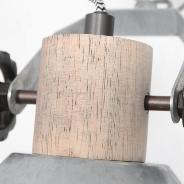 Stoere wand klemlamp Mexlite Gearwood - Image 8