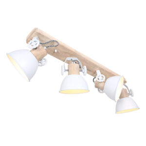 Mexlite Gearwood spot – E27 (grote fitting) – Wit