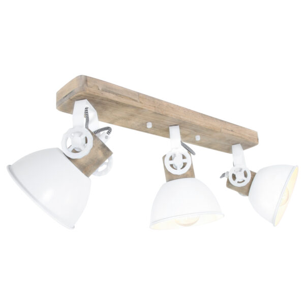 Mexlite Gearwood spot – E27 (grote fitting) – Wit