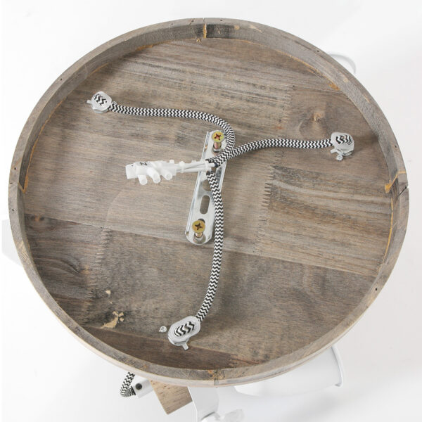 Drielichts houten plafondlamp Mexlite Gearwood - Image 14