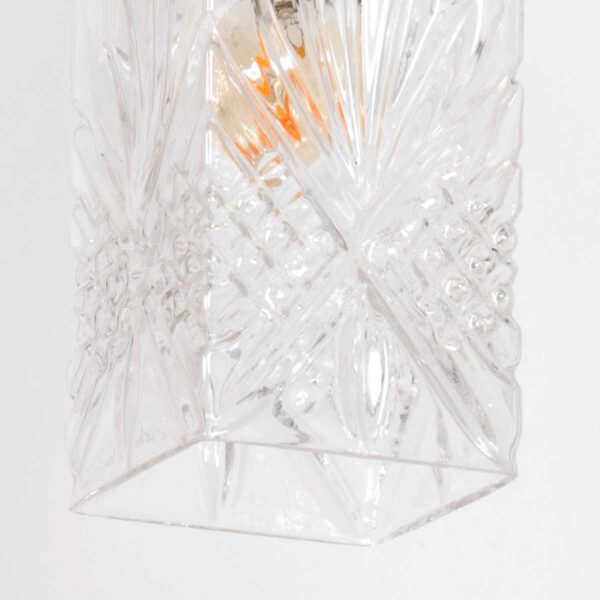 Hanglamp messing/glas flesvormige kap Mexlite Grazio glass - Image 10