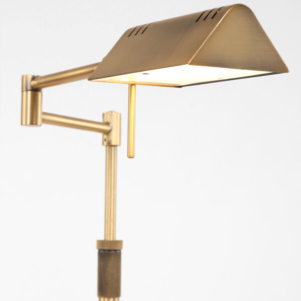 Klassieke vloerlamp brons verstelbaar Mexlite Karl - Image 5