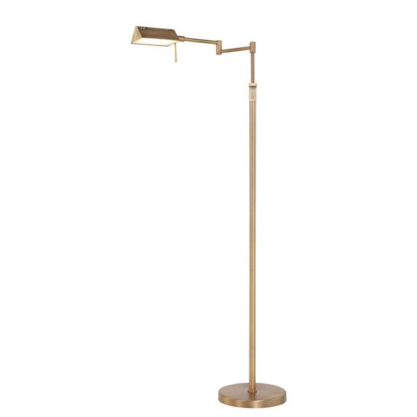 Mexlite Karl vloerlamp – Ingebouwd (LED) – Brons