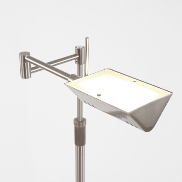 Moderne stalen vloerlamp verstelbare knikarm Mexlite Karl - Image 4