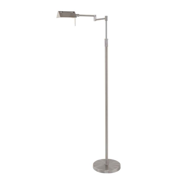 Mexlite Karl vloerlamp – Ingebouwd (LED) – Staal