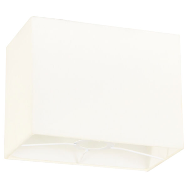 Moderne witte stoffen lampenkap Mexlite - Image 2