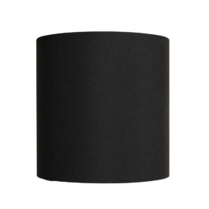 Alternative view of Zwarte cilindervormige lampenkap modern Mexlite  - Ø 18 cm