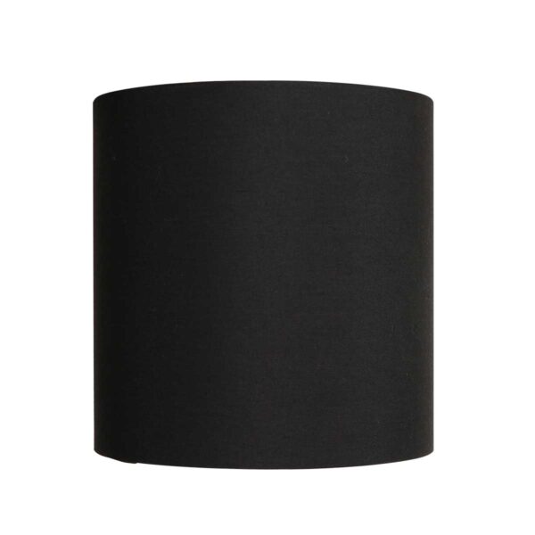 Zwarte cilindervormige lampenkap modern Mexlite  - Ø 18 cm - Image 2