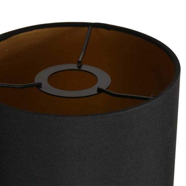 Zwarte cilindervormige lampenkap modern Mexlite  - Ø 18 cm - Image 4
