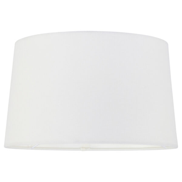 Moderne witte stoffen lampenkap Mexlite  - Ø 24 cm - Image 3