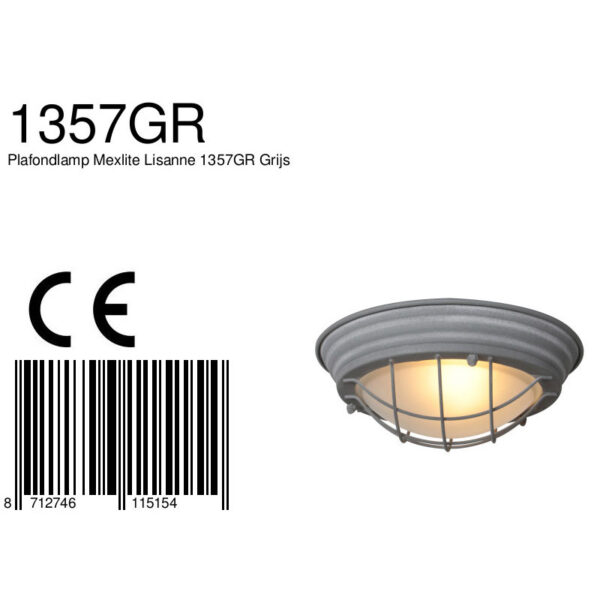 Scheepslamp plafonnière Mexlite Lisanne - Image 6