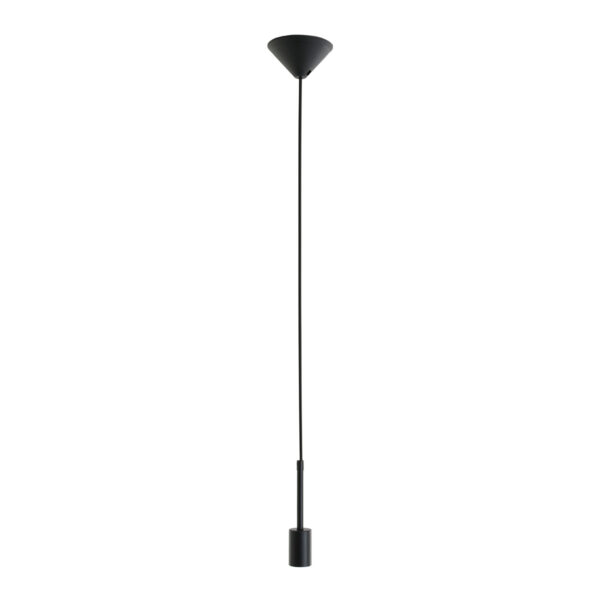 Trendy zwarte metalen hanglamp Mexlite Minimalics - Image 3