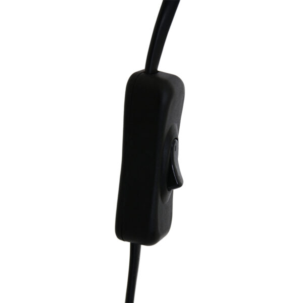 Mexlite Minimalics tafellamp - 23 cm hoog - voet Ø10 cm - mat zwart - Image 11