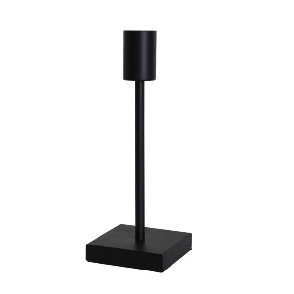 Mexlite Minimalics tafellamp - 23 cm hoog - voet Ø10 cm - mat zwart - Image 4