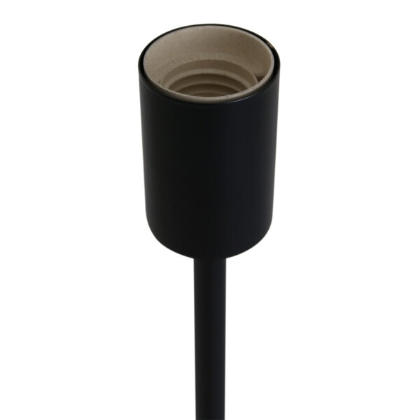 Mexlite Minimalics tafellamp - 23 cm hoog - voet Ø10 cm - mat zwart - Image 5