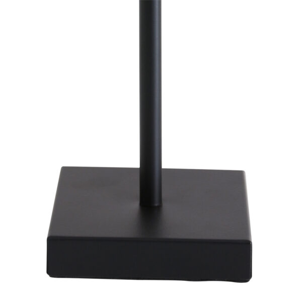 Mexlite Minimalics tafellamp - 23 cm hoog - voet Ø10 cm - mat zwart - Image 6