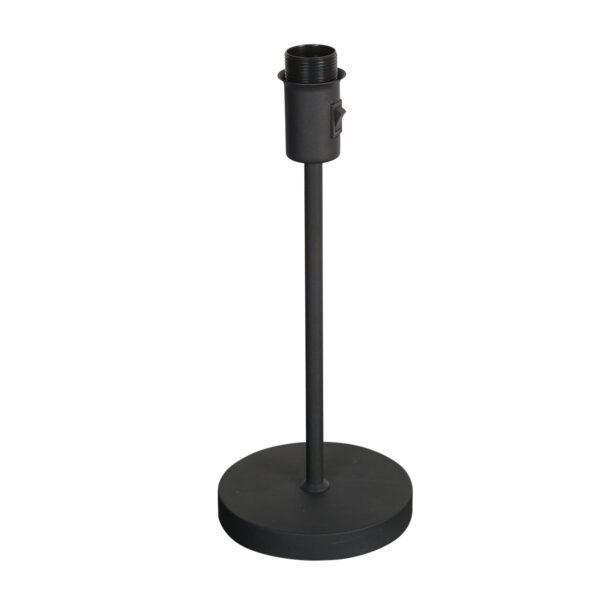 Moderne zwarte linnen tafellamp metaal Mexlite Noor - Image 7