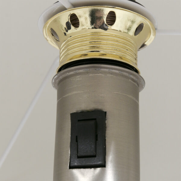 Moderne stoffen metalen stalen vloerlamp Mexlite Noor - Image 10
