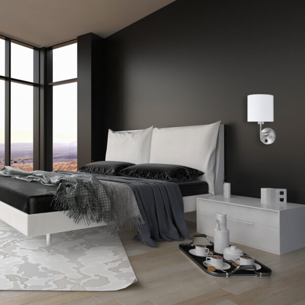 Wandlamp met kap en leeslampje Mexlite Noor - Image 2