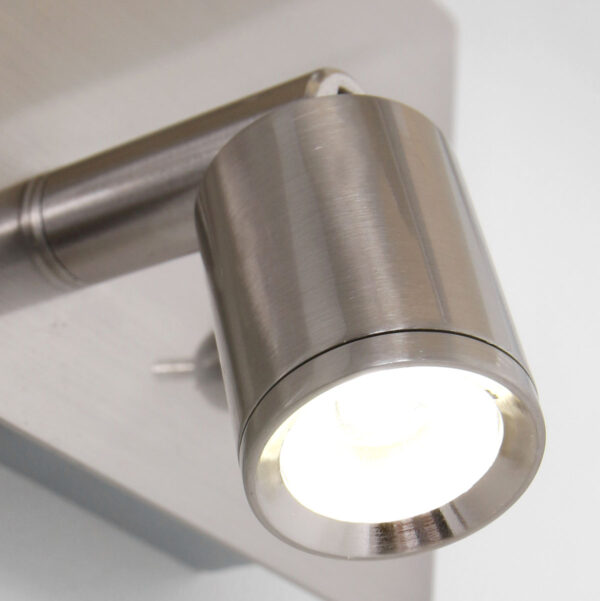 Moderne metalen stalen stoffen wandlamp Mexlite Nouveau - Image 8