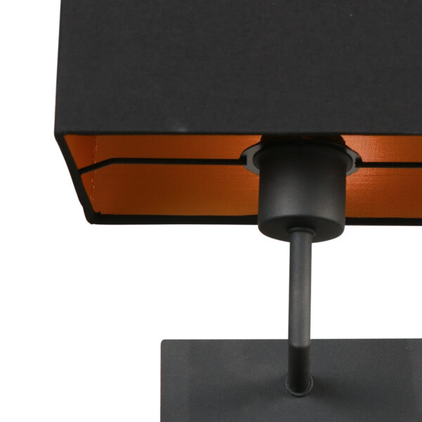 Moderne zwarte wandlamp rechthoek Mexlite Nouveau - Image 4