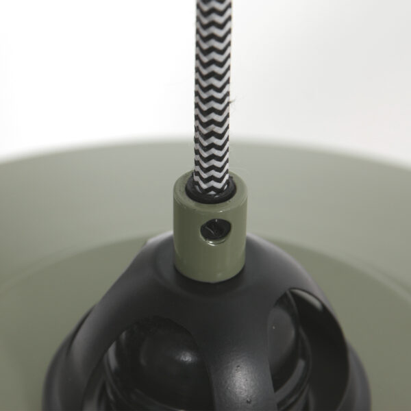 Industriële groene metalen hanglamp Mexlite Nove - Image 12