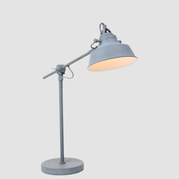 Mexlite Nové bureaulamp - verstelbaar 38 - 75 cm - E27 - betongrijs - Afbeelding 13