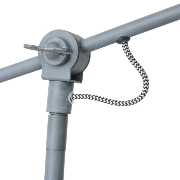 Mexlite Nové bureaulamp - verstelbaar 38 - 75 cm - E27 - betongrijs - Afbeelding 5