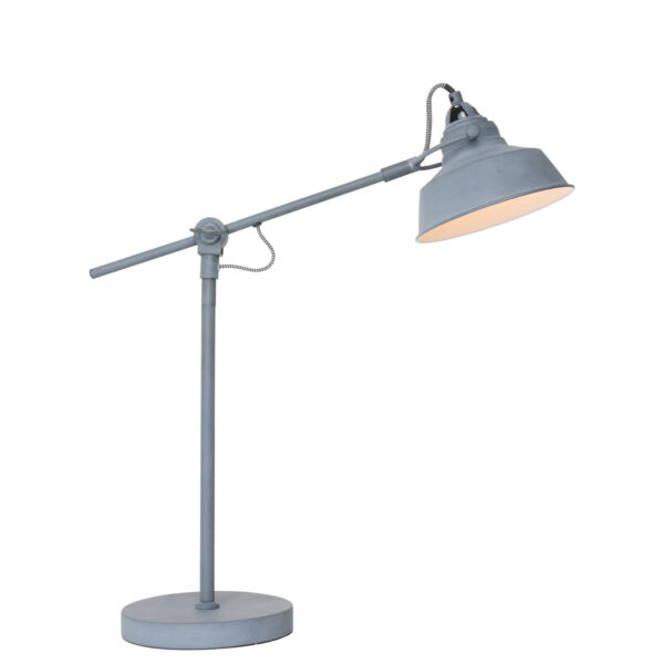 Mexlite Nové bureaulamp - verstelbaar 38 - 75 cm - E27 - betongrijs - Afbeelding 9
