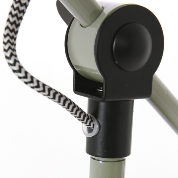 Industriële metalen tafellamp groen Mexlite Nove - Image 12