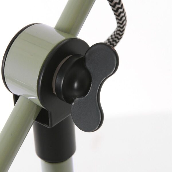 Industriële metalen tafellamp groen Mexlite Nove - Image 10