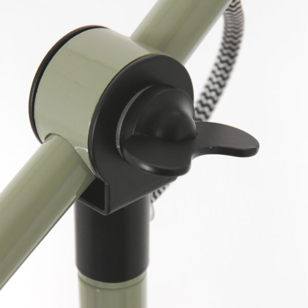 Industriële groene metalen vloerlamp Mexlite Nove - Image 12
