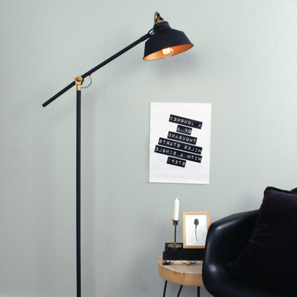 Staande lamp met gouden details Mexlite Nove - Image 3
