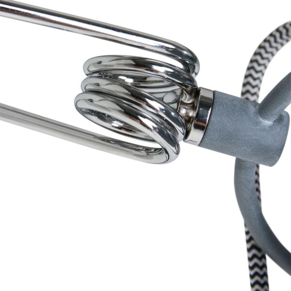 Industriële grijze metalen wandlamp Mexlite Nove - Image 5