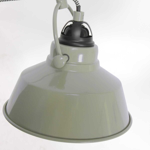 Industriële wandlamp groen metaal Mexlite Nove - Image 6
