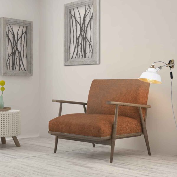 Klemlamp wit met goud Mexlite Nove - Image 2