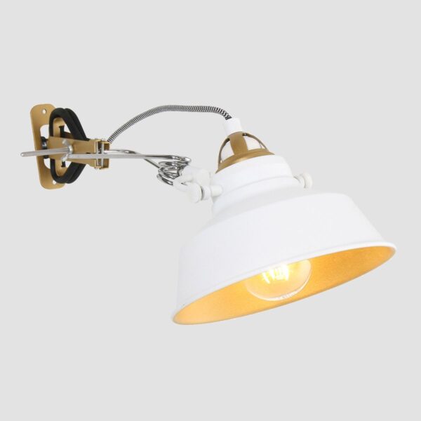 Klemlamp wit met goud Mexlite Nove - Image 15