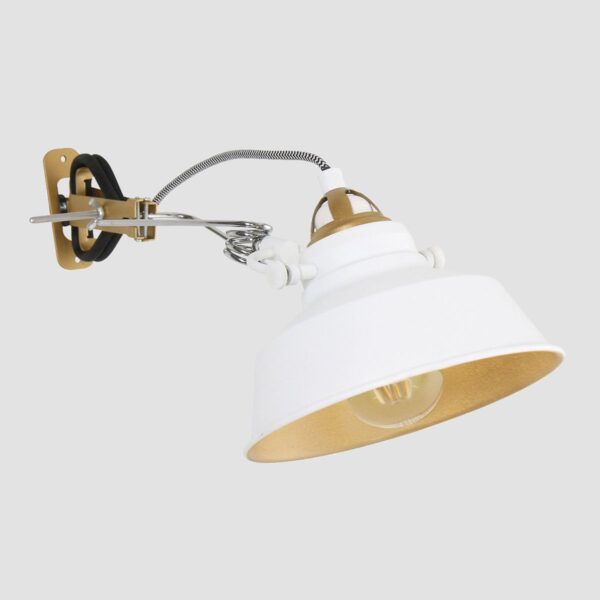Klemlamp wit met goud Mexlite Nove - Image 16