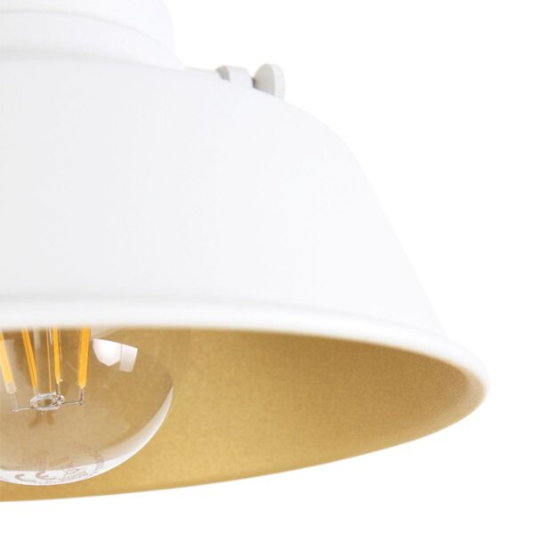 Klemlamp wit met goud Mexlite Nove - Image 4