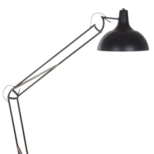 Mexlite Office Magna vloerlamp - 180 cm hoog - kantelbaar - E27 - zwart - Image 12