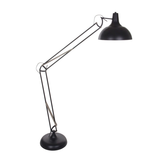 Mexlite Office Magna vloerlamp - 180 cm hoog - kantelbaar - E27 - zwart - Image 10