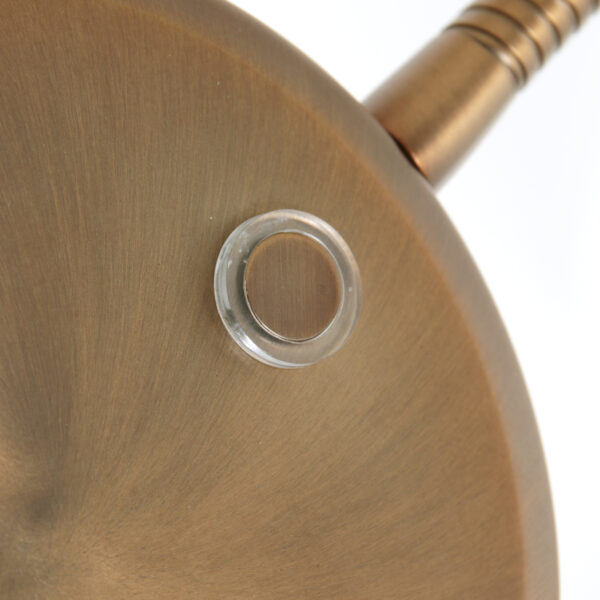Klassieke verstelbare vloerlamp brons Mexlite Platu - Image 13