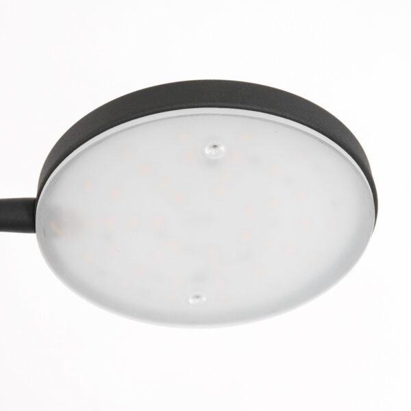 Zwarte verstelbare ronde vloerlamp Mexlite Platu - Image 6