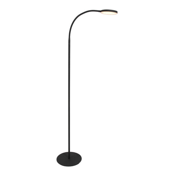 Zwarte verstelbare ronde vloerlamp Mexlite Platu - Image 10