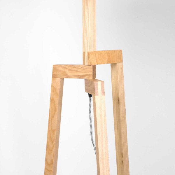 Houten lampenvoet Mexlite Sabi - Image 4