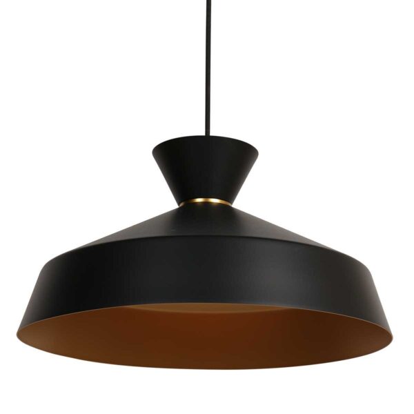 Zwarte hanglamp zwart met koperkleur Mexlite Skandina - Image 11