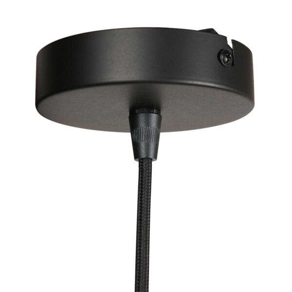Zwarte hanglamp zwart met koperkleur Mexlite Skandina - Image 12