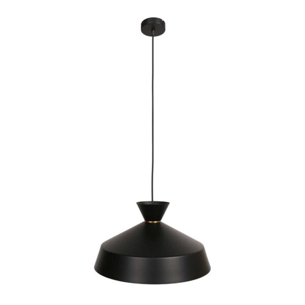 Zwarte hanglamp zwart met koperkleur Mexlite Skandina - Image 9
