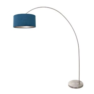Mexlite Solva vloerlamp – E27 (grote fitting) – Staal