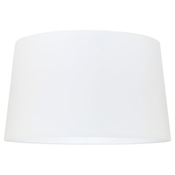 Klassieke stalen booglamp met witte lampenkap Mexlite Solva - Image 4